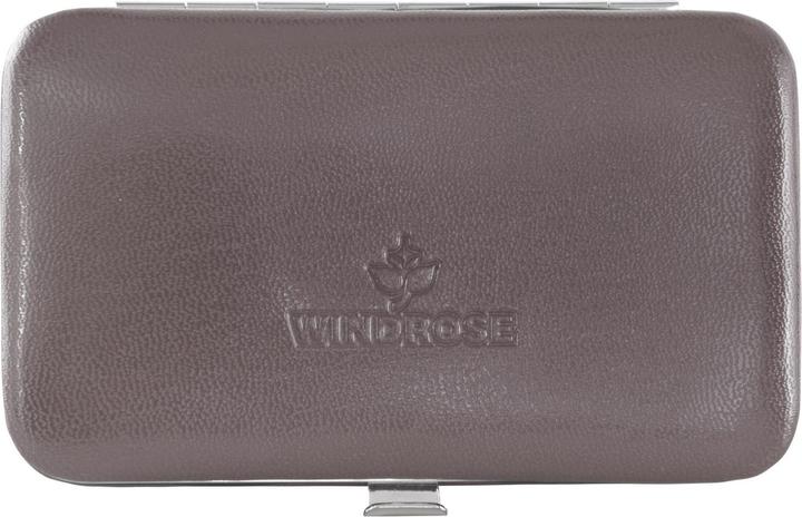 Actual product image Windrose 803665.07 - 4-piece manicure case Merino Moda grey