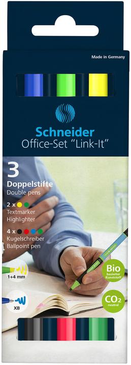 Produktbild Schneider LINKT-IT Office-Set (Schwarz, Rot, Gelb, Grün, Blau, 6 x)