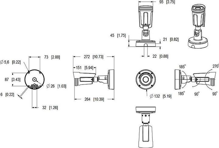 Actual product image Axis Q1972-E 19 mm 30 fps (640 x 480 pixels)