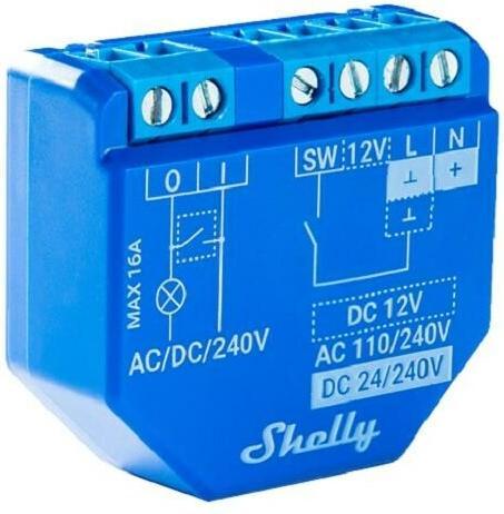 Image du produit Shelly Relais Plus 1 (Actionneur de commutation)