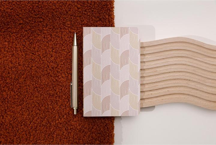 Produktbild Clairefontaine genähte heftung 64 seiten liniert terracotta (9 x 14 cm, Liniert)