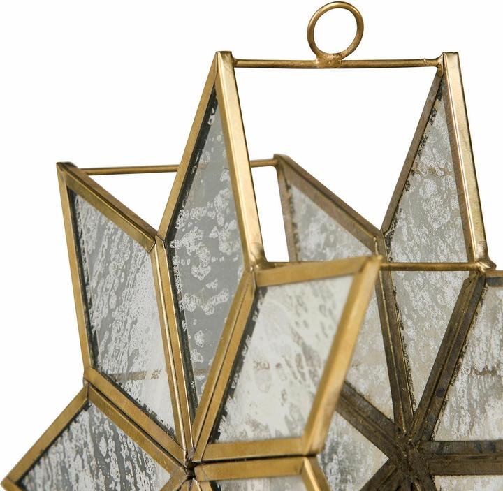 Produktbild Loberon Kerzenhalter 2er Set Zaydan gold/silber (23 x 22 x 6 cm)