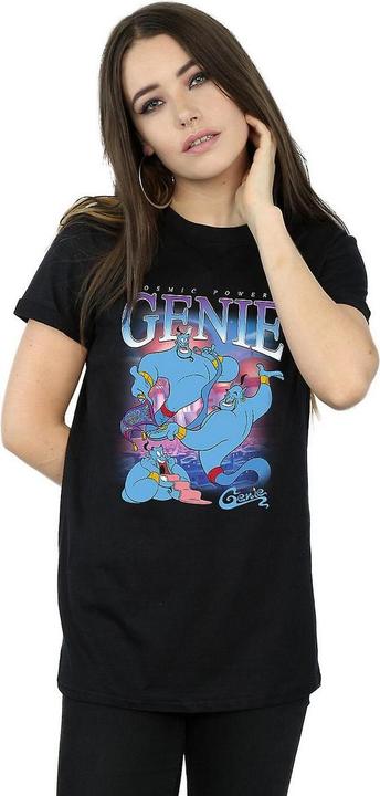 Actual product image Aladdin Womens/Ladies Genie Montage Cotton Boyfriend T-Shirt (XXL)