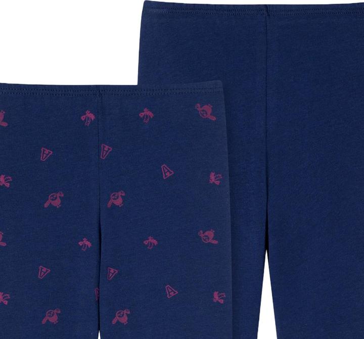 Actual product image Schiesser 2 Pack 95/5 Organic Cotton Leggings (98)