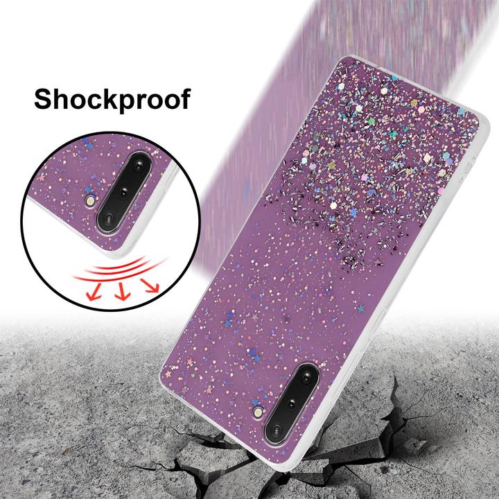 Produktbild Cadorabo TPU Cover funkelnder Glitter (Samsung Galaxy Note 10)