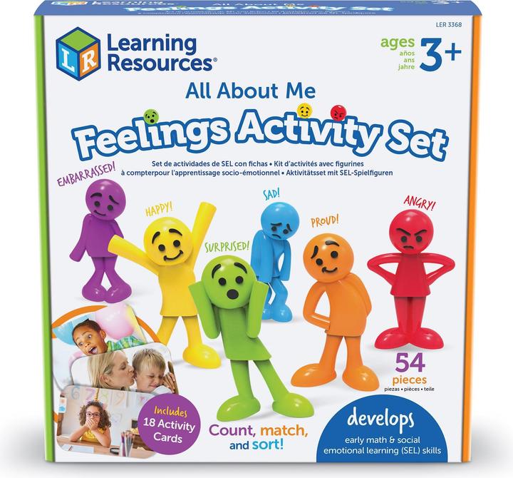 Image du produit Learning Resources Apprendre les émotions et le langage corporel - Kit d'activités avec figurines SEL