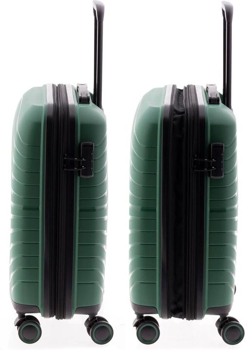 Actual product image Wüsthof 3400 4-wheel cabin trolley 55 cm with stretch fold (36 l, Hand luggage (up to 50 litres))