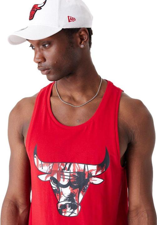 Produktbild New Era Tank Top - TREE INFILL Chicago Bulls rot - L (L)