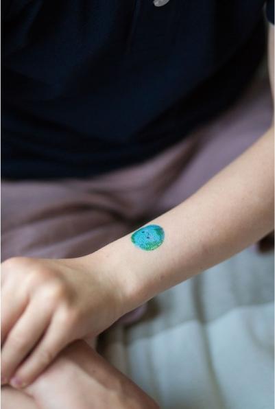 Produktbild Namaki Intergalaktische Welt Körper Tattoo 1 Stück