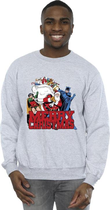 Immagine prodotto Felpa Batman Merry Christmas in cotone (L)