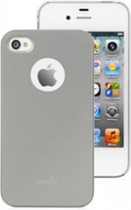 Produktbild Moshi iGlaze Hardcase für iPhone 4/4S Titanium (Apple iPhone 4, Apple iPhone 4s)