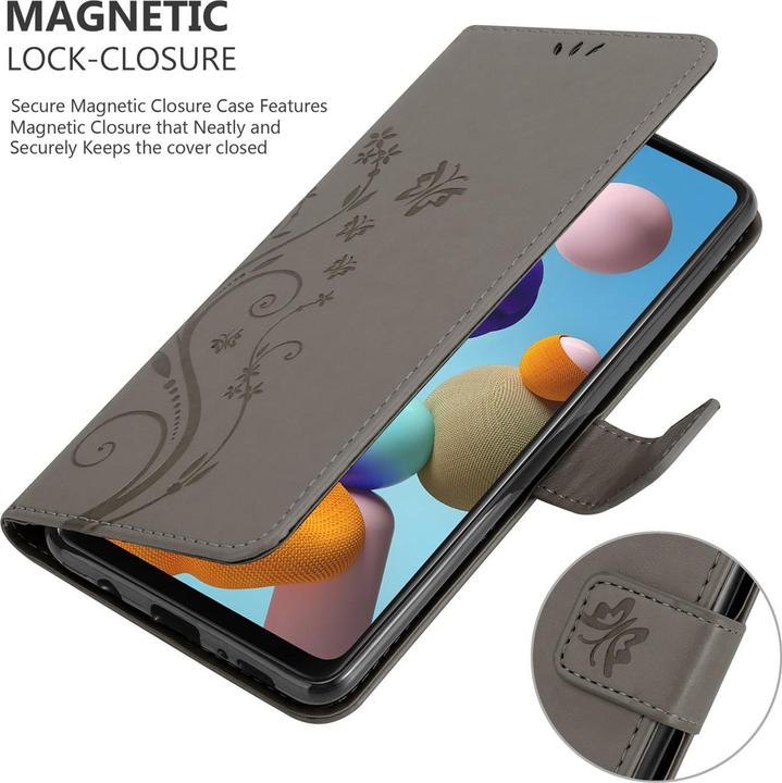 Immagine prodotto Cadorabo Copertina del libro di fiori (Samsung Galaxy A21s)