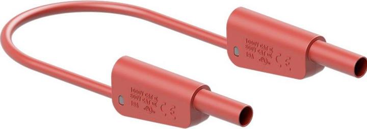 Actual product image Stäubli SLK-4A-S10 Measuring cable ( - ) 50 cm Red 1 pc.
