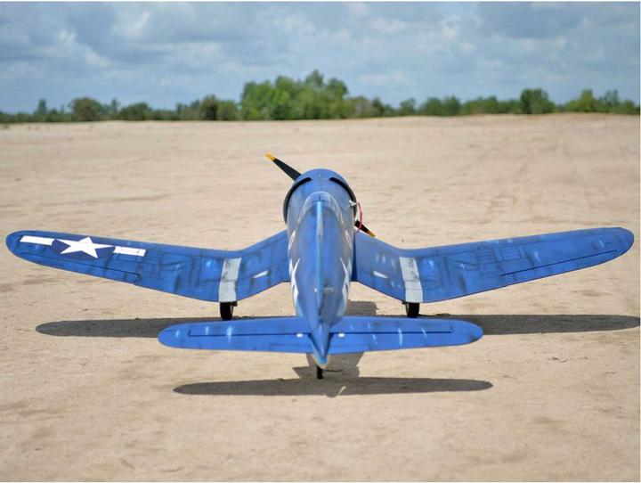 Actual product image Black Horse f-4u corsair 2.28m warbird arf with retractable landing gear (Warbird)