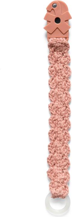 Produktbild Sebra Häkel-Schnullerband, blossom pink (6 x)