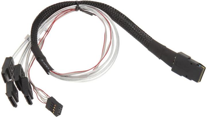 Actual product image Silverstone SST-CPS03 Mini SAS to SATA cable