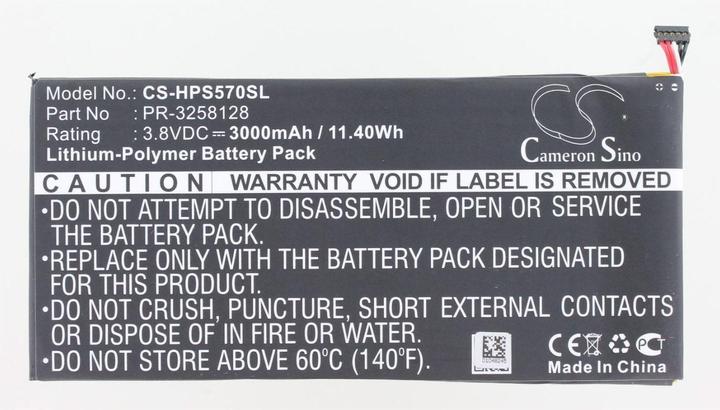 Image du produit AGI 111882 - Batterie - HP - 795065-001 - Noir - Blanc - Lithium Polymère (LiPo) - 3000 (3000 mAh)