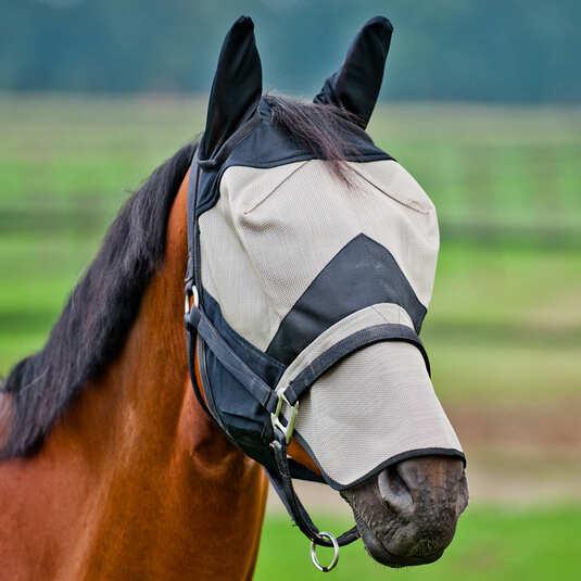Horze Fliegenhaube mit Nüsternschutz