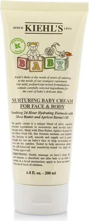 Actual product image Kiehl's Kiehls - (Nurturing Baby Cream For Face & Body) 200 Ml