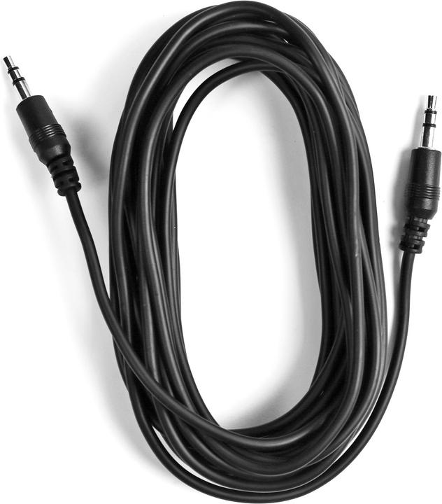 Image du produit Ekon Câble audio avec prise 3,5 mm mâle - mâle (5 m, Jack 3,5 mm (AUX))