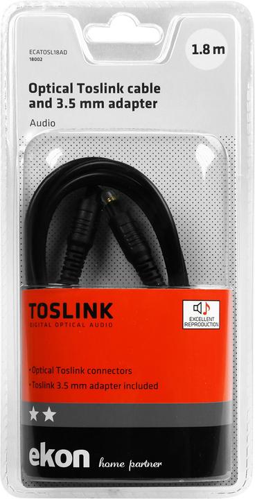 Produktbild Ekon Toslink–Toslink (1.80 m, Optisch)