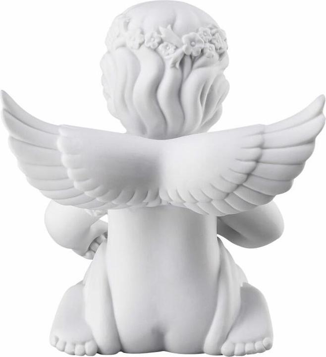 Produktbild Rosenthal Engel gross - Weiss matt - Engel mit Blumenkranz