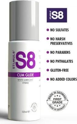 Actual product image Stimul8 Lubrifiant hybride S8 effet sperme 125ml (125 ml)