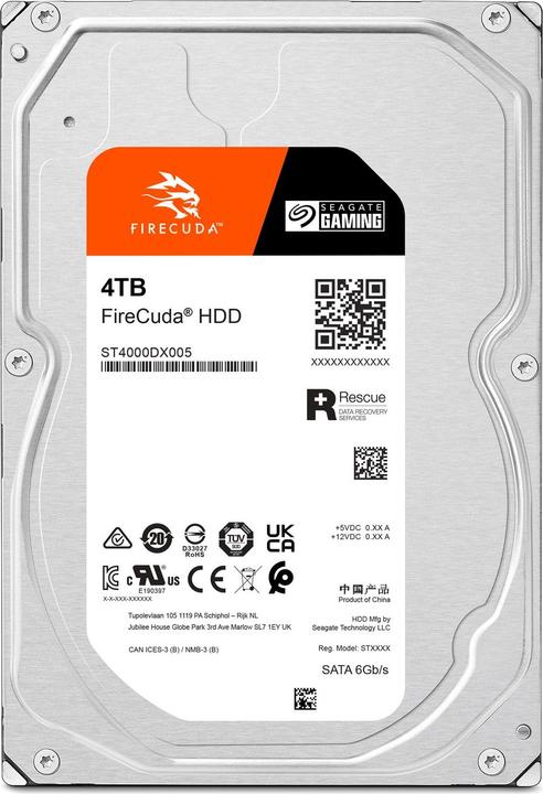 Produktbild Seagate FireCuda (4 TB, 3.5", CMR)