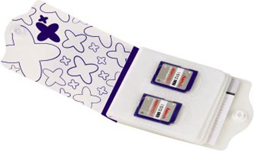 Actual product image Hama Memory Card Sleeve for SD Cards, Blue (Memory card cover)