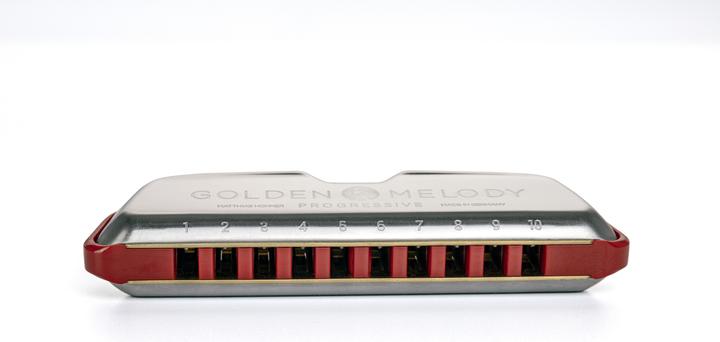 Image du produit Hohner Golden Melody Progressive D-major (Harmonica, Diatonique, Ré majeur)