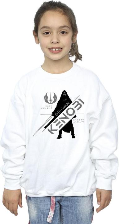 Immagine prodotto Star Wars Obi-Wan Kenobi Jedi Knight Felpa Ragazze (140, 146)