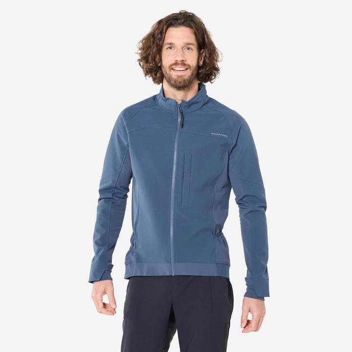 Actual product image Rockrider Bicycle winter jacket MTB men blue (XL)