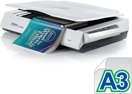 Actual product image Avision Flatbed scanner for books FB6280E (USB)