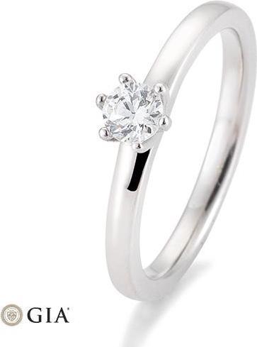 Actual product image Breuning 6 claw 0.30-0.50 ct. (48, 750/18 K Gold)