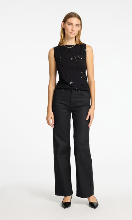 Actual product image Selected Femme Coated wide fit jeans (W29/L32)