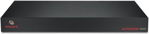 Actual product image Avocent AutoView 3008, 8 Port IP KVM Switch, USB, PS/2, VGA