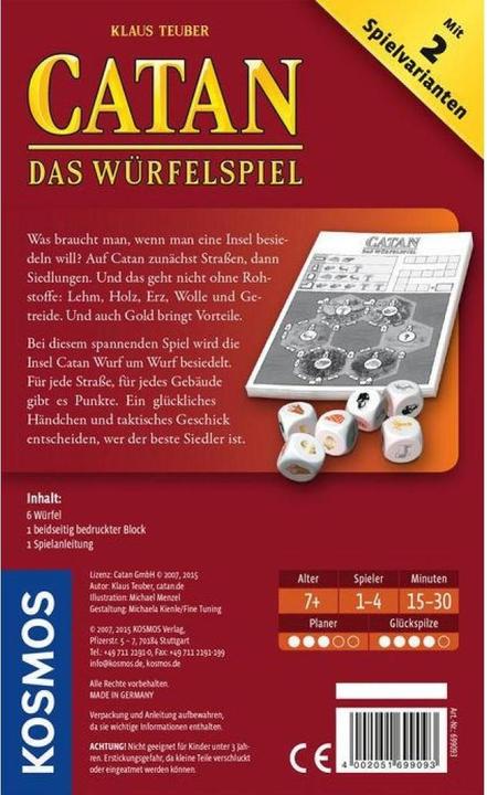 Image du produit Kosmos Les colons de Catan (Allemand)