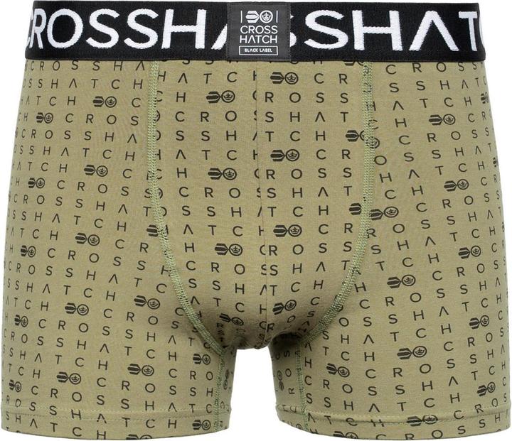 Produktbild Crosshatch Mens Gridline Boxer Shorts (Pack of 3) (M, 3er Pack)
