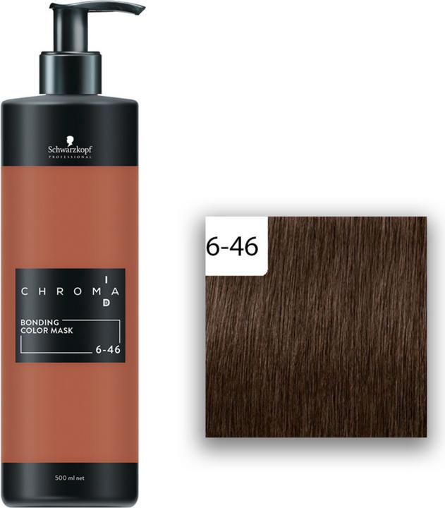 Image du produit Schwarzkopf Professional Chroma ID Bonding Color Mask 6-46 Blond foncé Beige Chocolat (300 ml)
