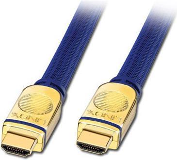 Produktbild Lindy Premium Gold HighSpeed HDMI 1.4 Kabel mit Ethernet 0.5m (Stativadapter)