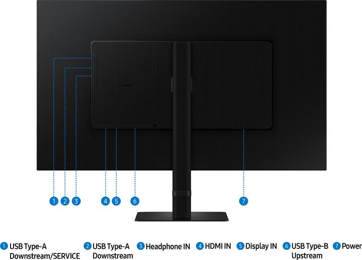 Produktbild Samsung ViewFinity S6 - S60D (2560 x 1440 Pixel, 32")