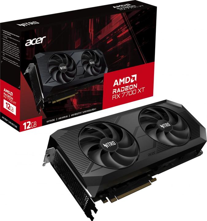Actual product image Acer Nitro AMD Radeon RX 7600 XT OC 16GB GDDR6 PCI Express 4.0 (16 GB)