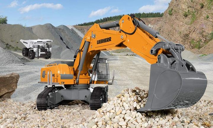 Actual product image Siku Liebherr R980 SME crawler excavator