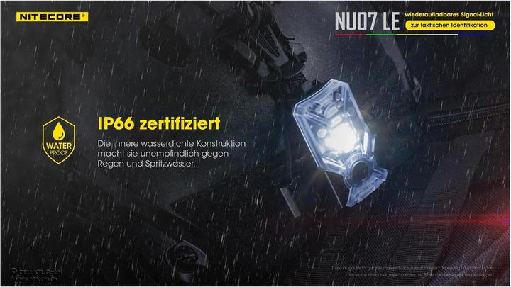 Actual product image Nitecore NU07 LE - Signal light (6.20 cm, 15 lm)