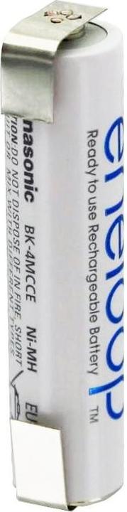 Image du produit Panasonic Eneloop BK-4MCC Micro AAA avec languette à souder en forme de U (AAA, 800 mAh)