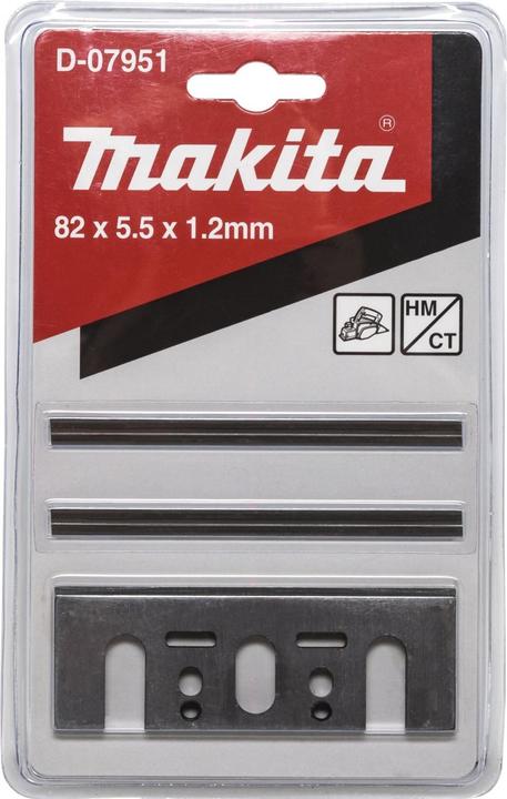 Produktbild Makita D-07951 Wendemesser HM 82mm+Druckpl.