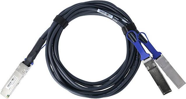 Produktbild BlueLAN Direct Attach Kabel Breakout QSFP56 200GBASE-CR4 2 Meter