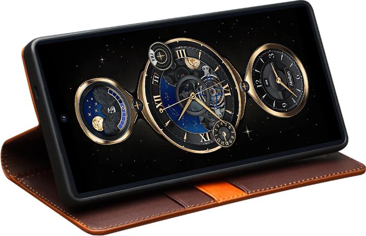 Produktbild QiAlino Hülle Flip Matt Wallet (Samsung Galaxy S25 Ultra)