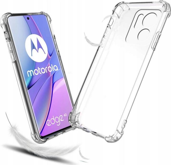 Screenguard Motorola Edge 40 Housse Crystal Soft Airbag Bumper (Motorola Edge 40)