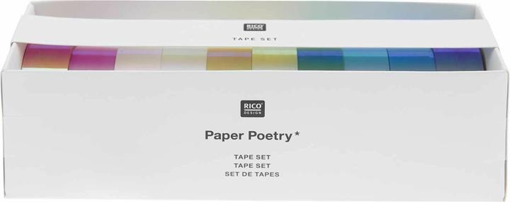 Actual product image Rico Design Tape Set Mirror Rainbow, 10 pcs.300863